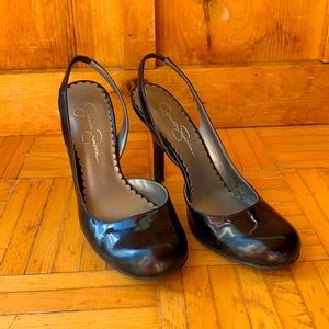 Like new size 7 Jessica Simpson sling backs